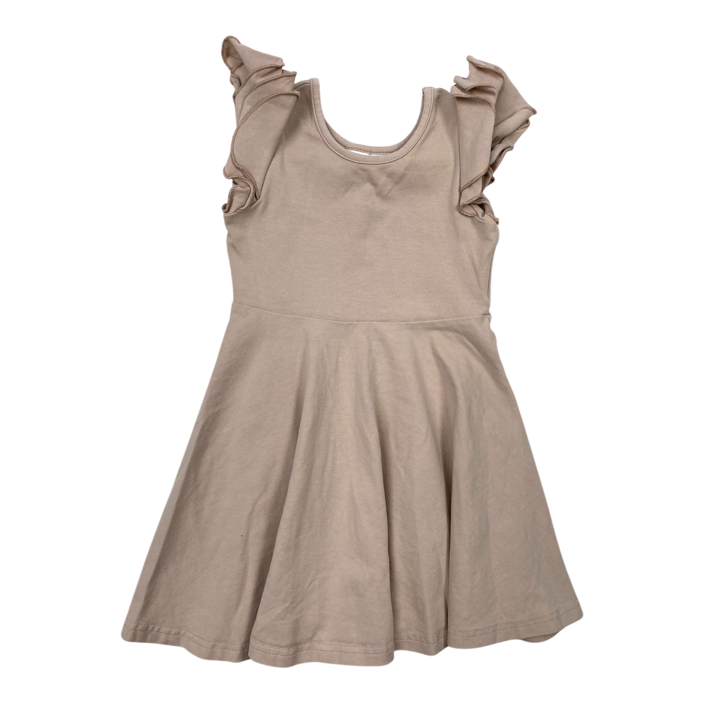 Gugguu sleeveless frill dress, light rose | 92cm