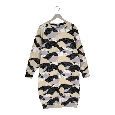 Papu basic sweat dress, bears | woman S