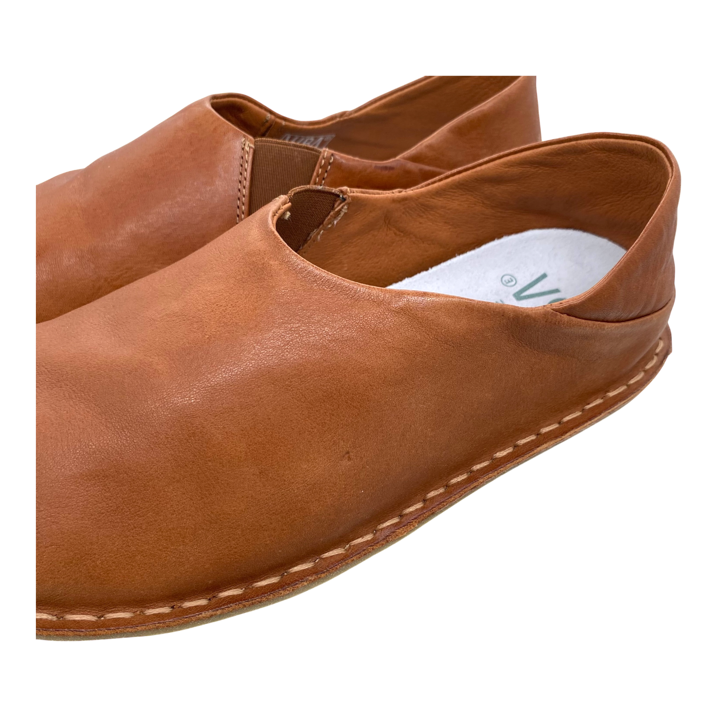 VIBAe Zuma leather shoes, cognac brown | 39