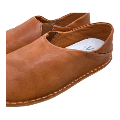VIBAe Zuma leather shoes, cognac brown | 39