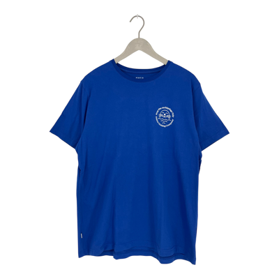 Makia logo t-shirt, royal blue | unisex XL
