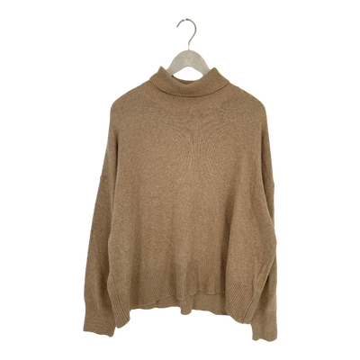 Soft Rebels luni rollneck knit sweater, beige | woman L
