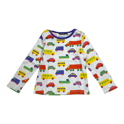 Marimekko shirt, cars | 92/98cm
