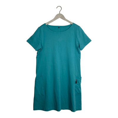 Ommellinen lea sweat tunic, aqua blue | woman XL