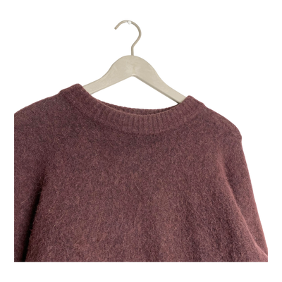 Tiger of Sweden gwynn wool sweater, wine | woman S