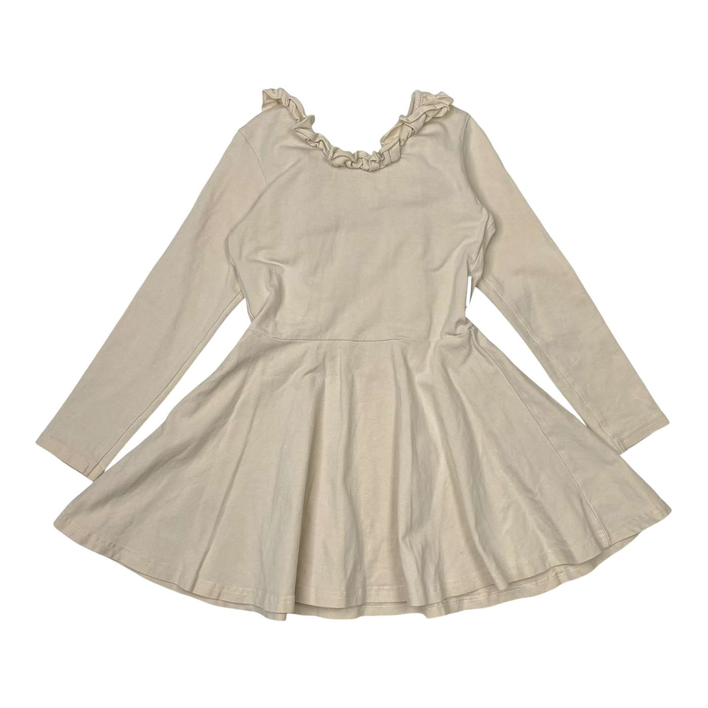 Gugguu frilla dress, almond | 104cm