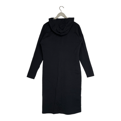 Ommellinen hoodie dress, black | woman M