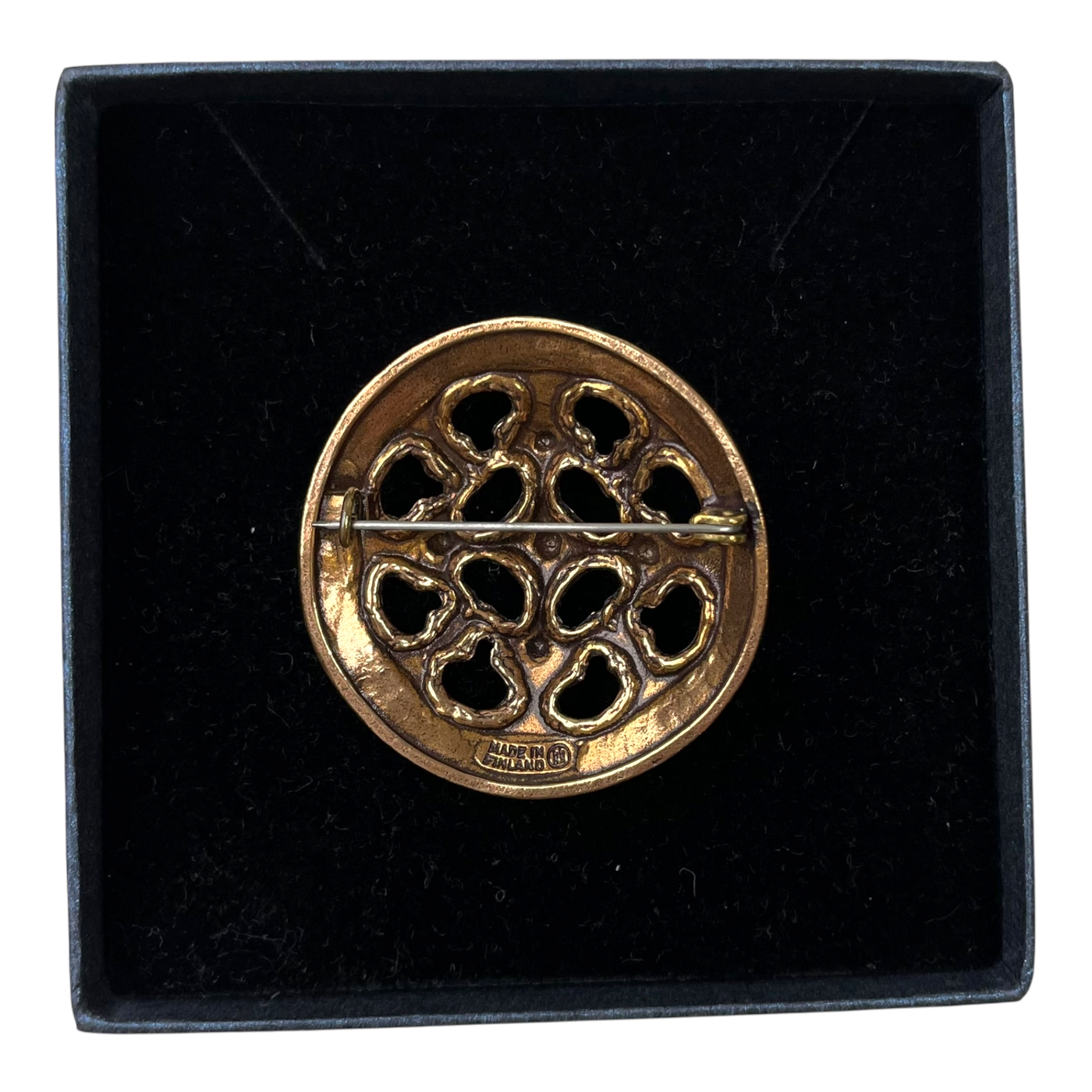 Kalevala Koru Imatran solki brooch, bronze