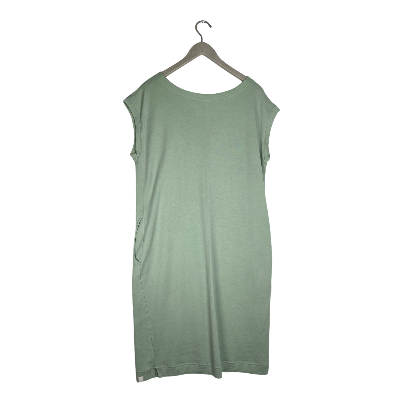 North Outdoor short sleeve merino dress, tea green | woman XXL