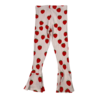 Mini Rodini rib pants, strawberry | 116/122cm