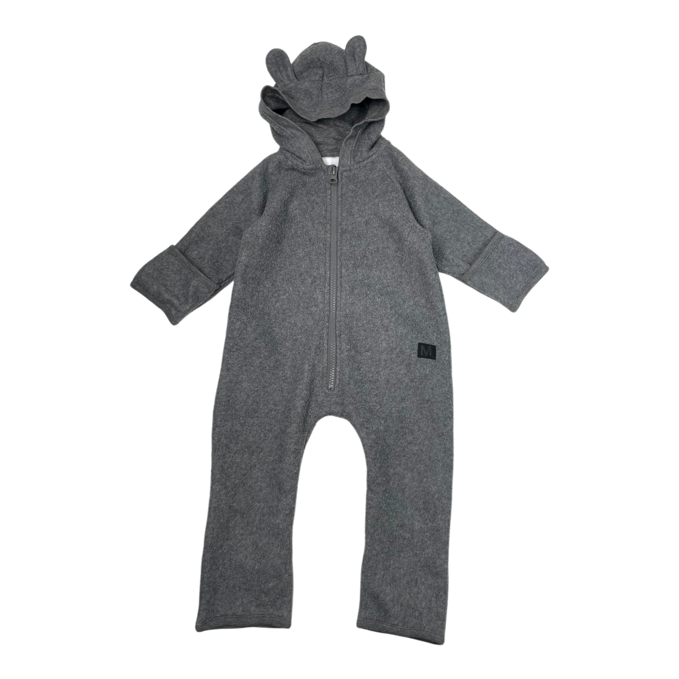 Molo fleece jumpsuit, grey | 68cm