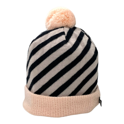 Papu merino pom beanie, misty rose | 3-5y