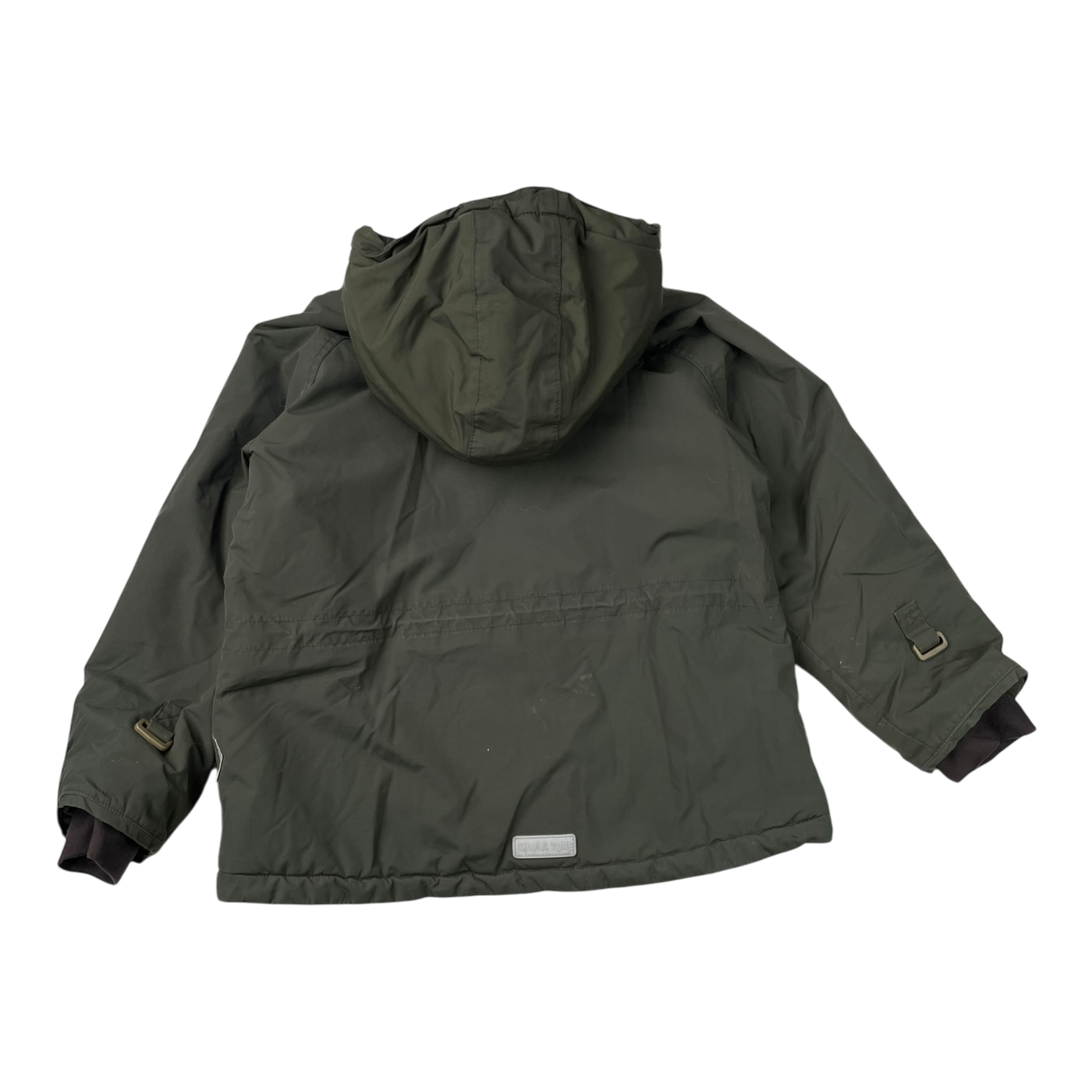 Miniature winter jacket, moss green | 116cm