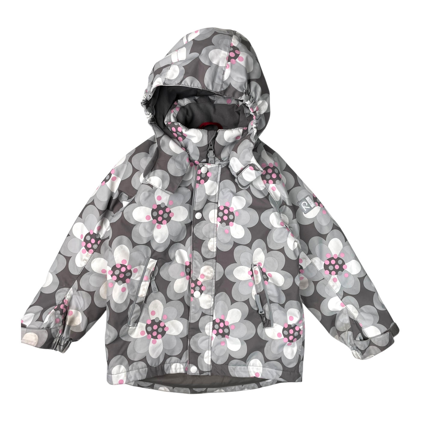 Reima winter jacket, flowers | 122cm