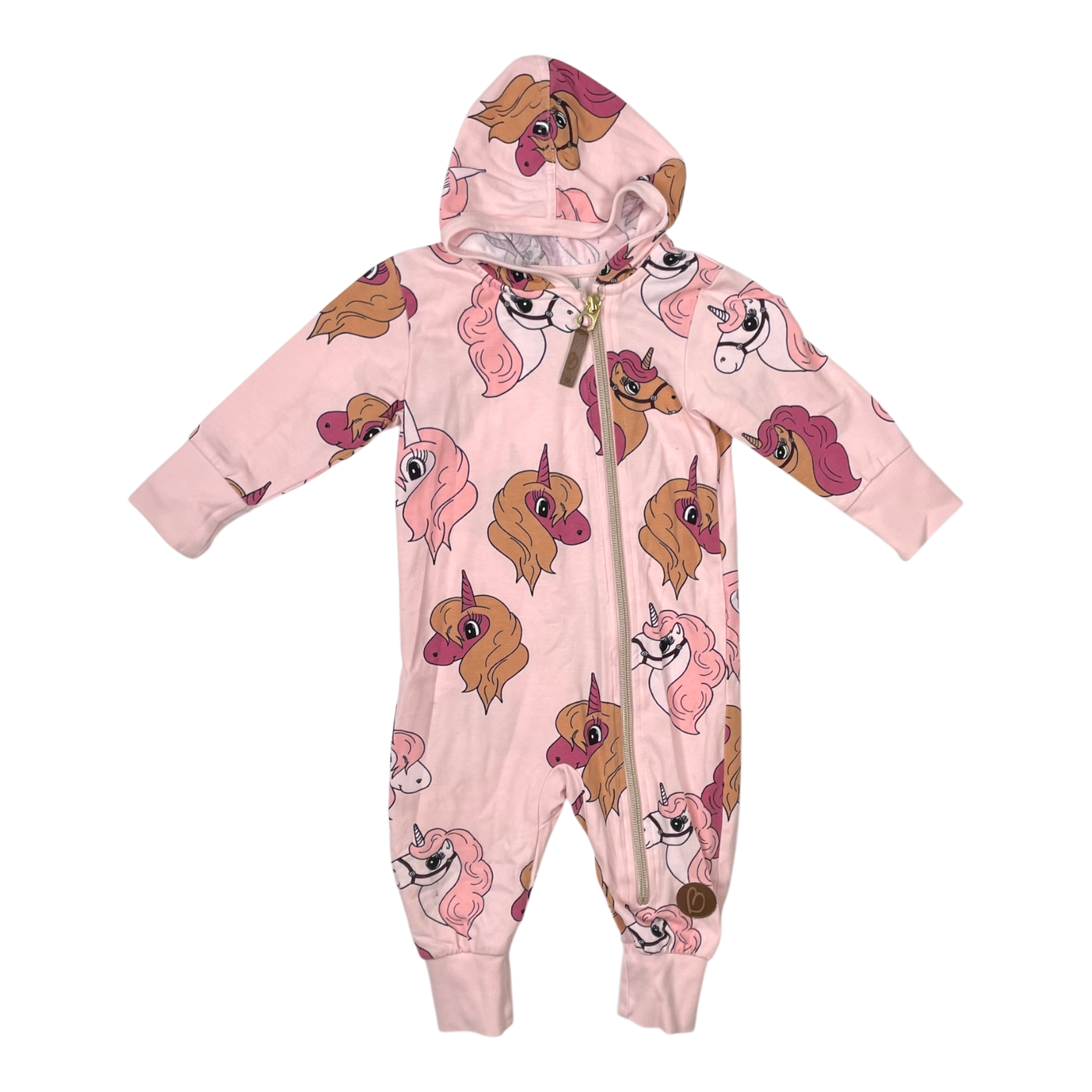 Blaa tricot jumpsuit, unicorn | 62/68cm