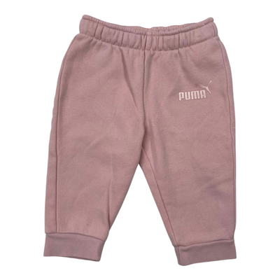 Puma logo sweatpants, light pink | 74cm