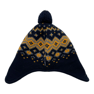 Polarn O. Pyret merino beanie, midnight blue | 47/49cm