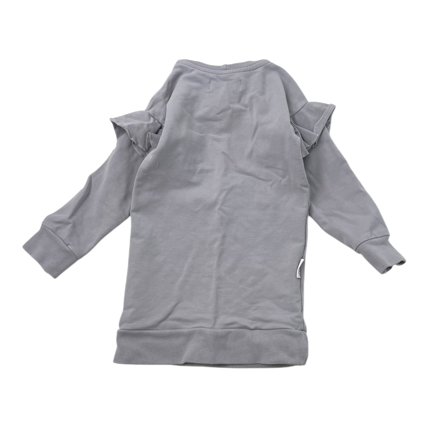 Gugguu frill sweat dress, baby blue | 104cm
