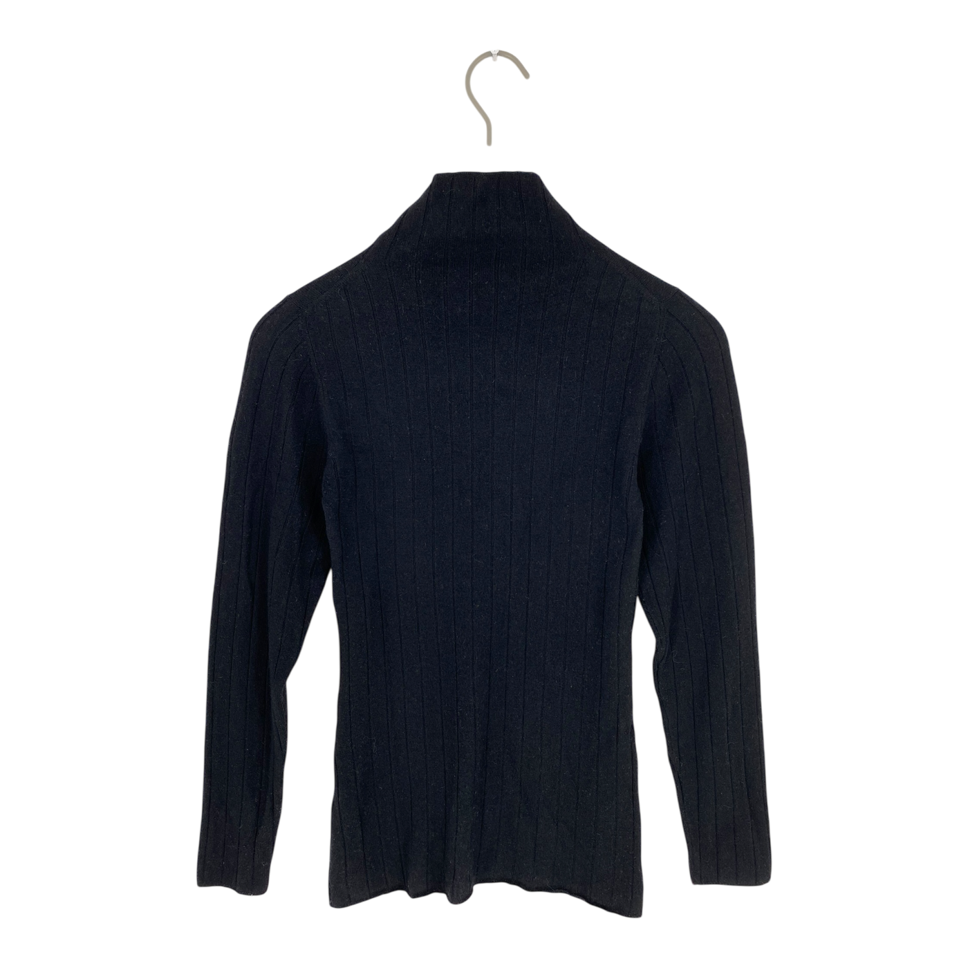 Kaiko turtle neck wool / cashmere knit, black | woman XS