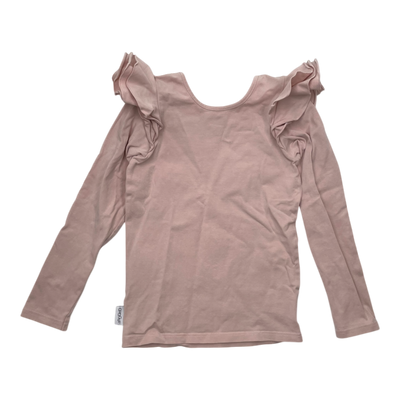 Gugguu frill shirt, light pink | 122cm
