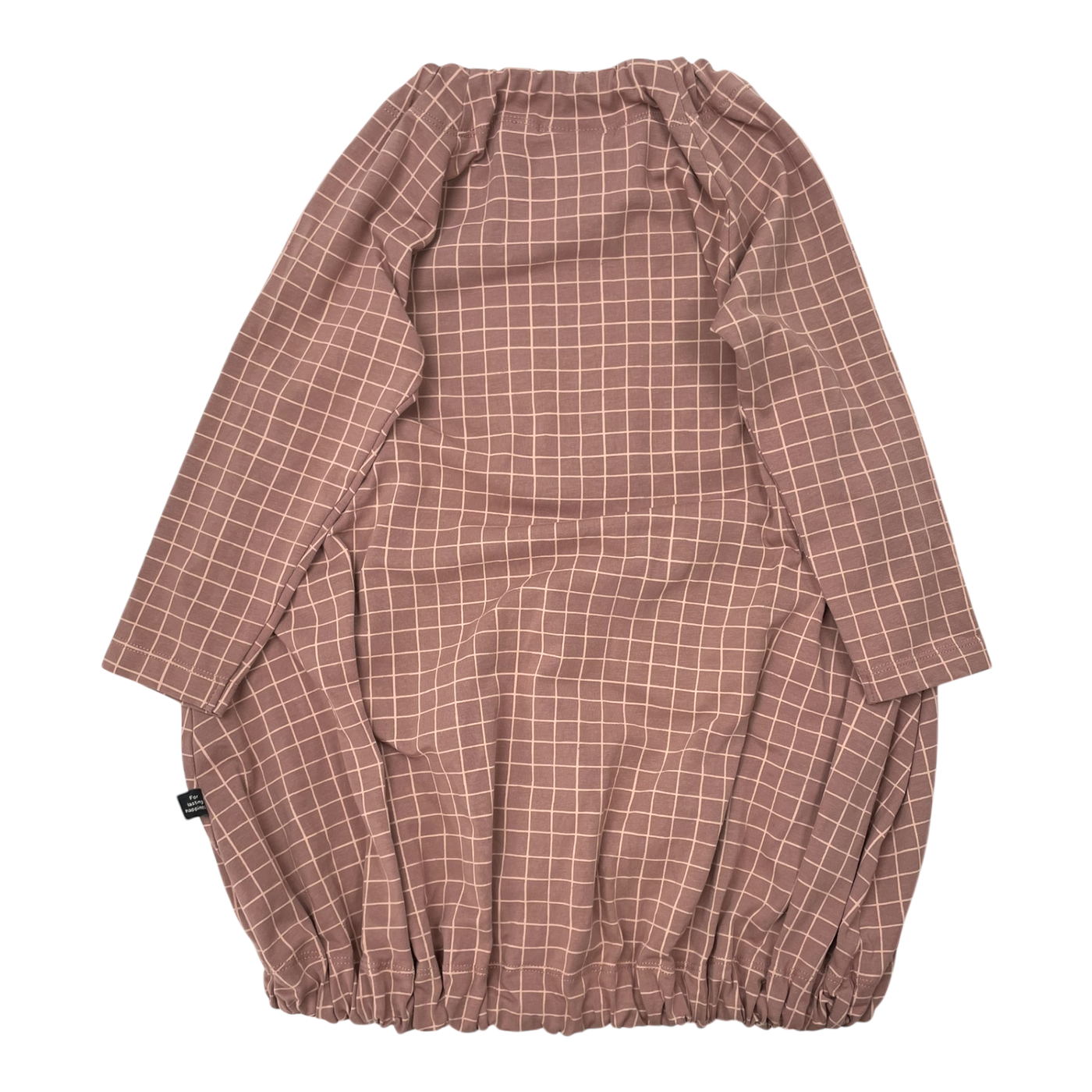 Papu pouch dress, squares | 86/92cm
