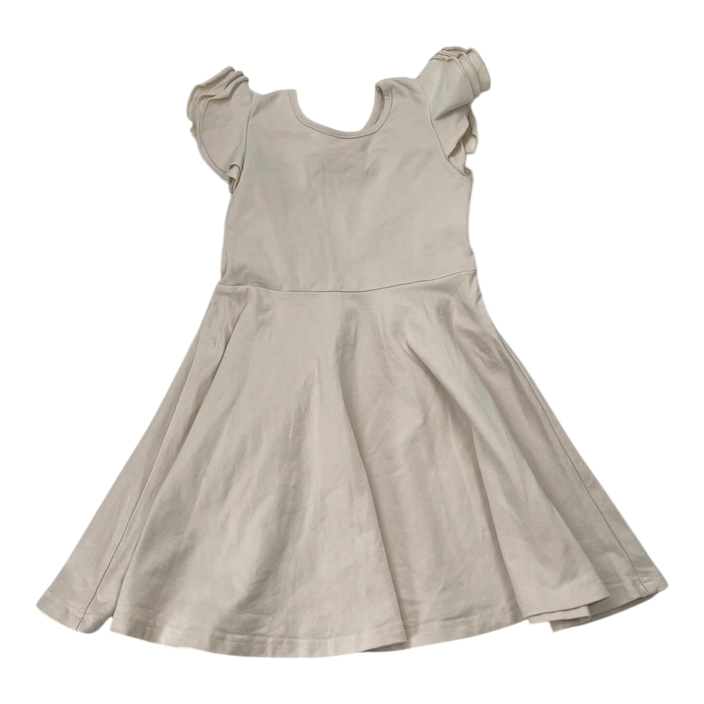 Gugguu t-shirt frilla dress, wheat | 104cm