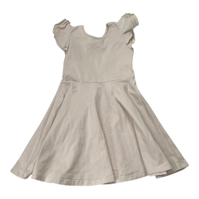Gugguu t-shirt frilla dress, wheat | 104cm
