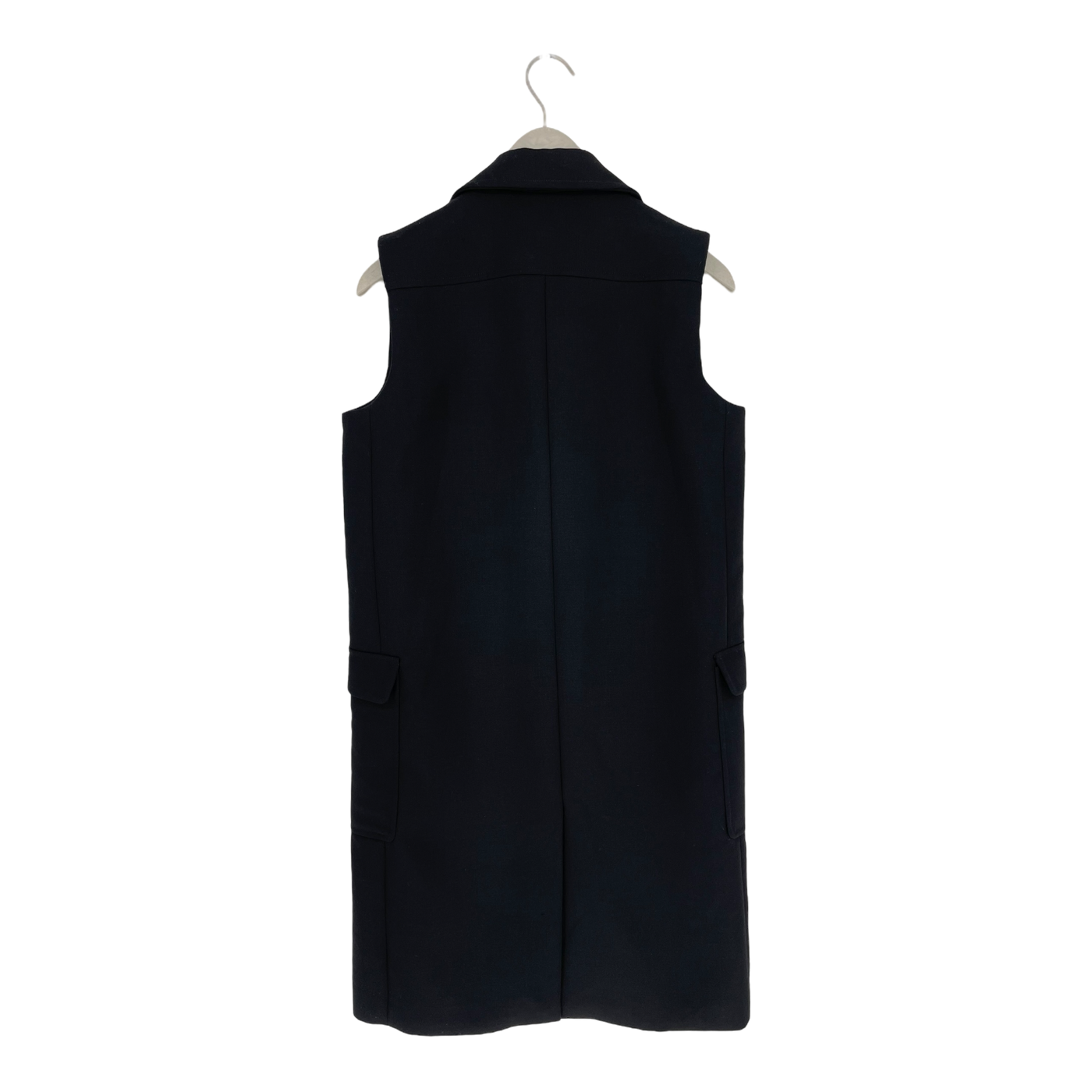Woodwood long vest, black | woman 36