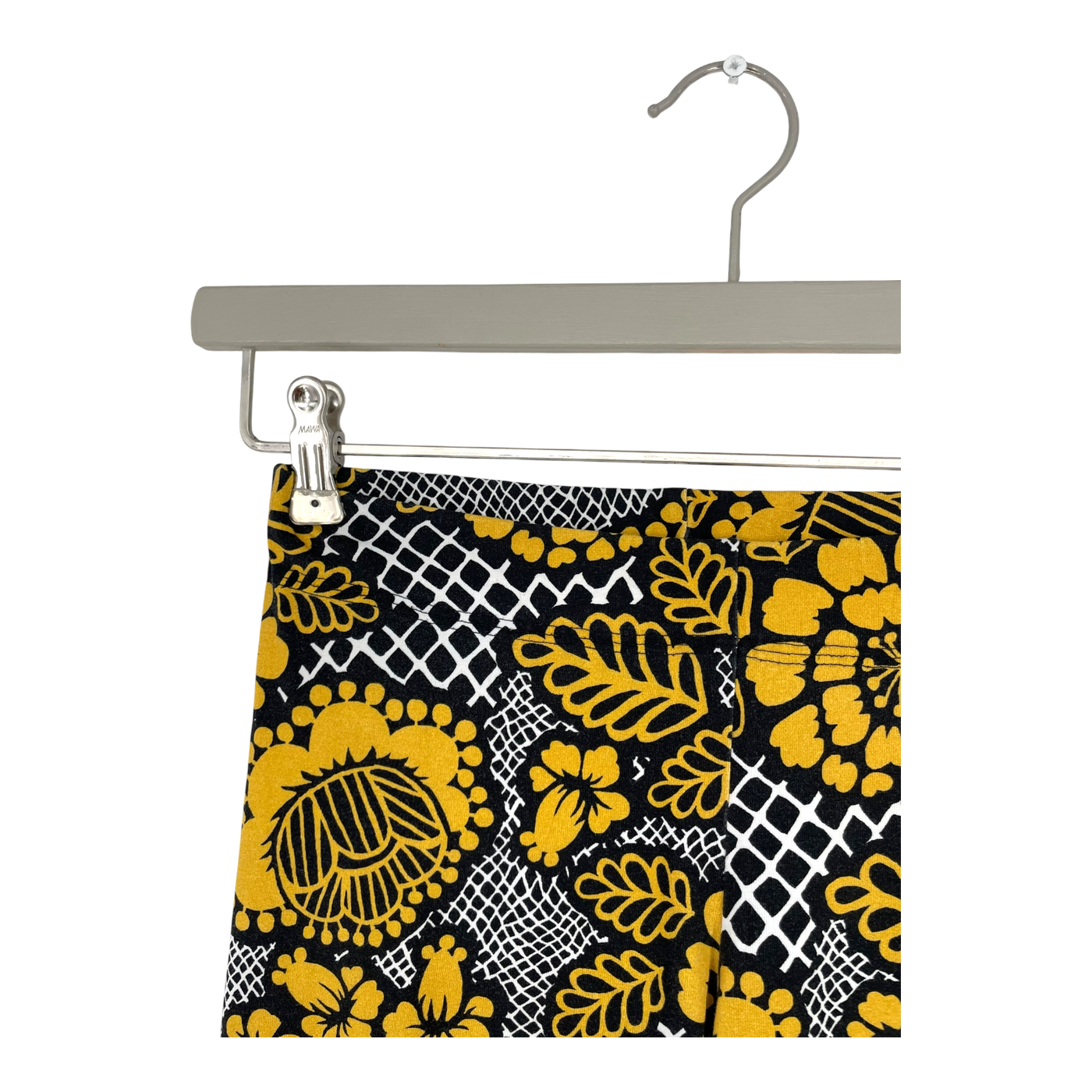 Ommellinen tricot leggings, babushka roses | woman XS