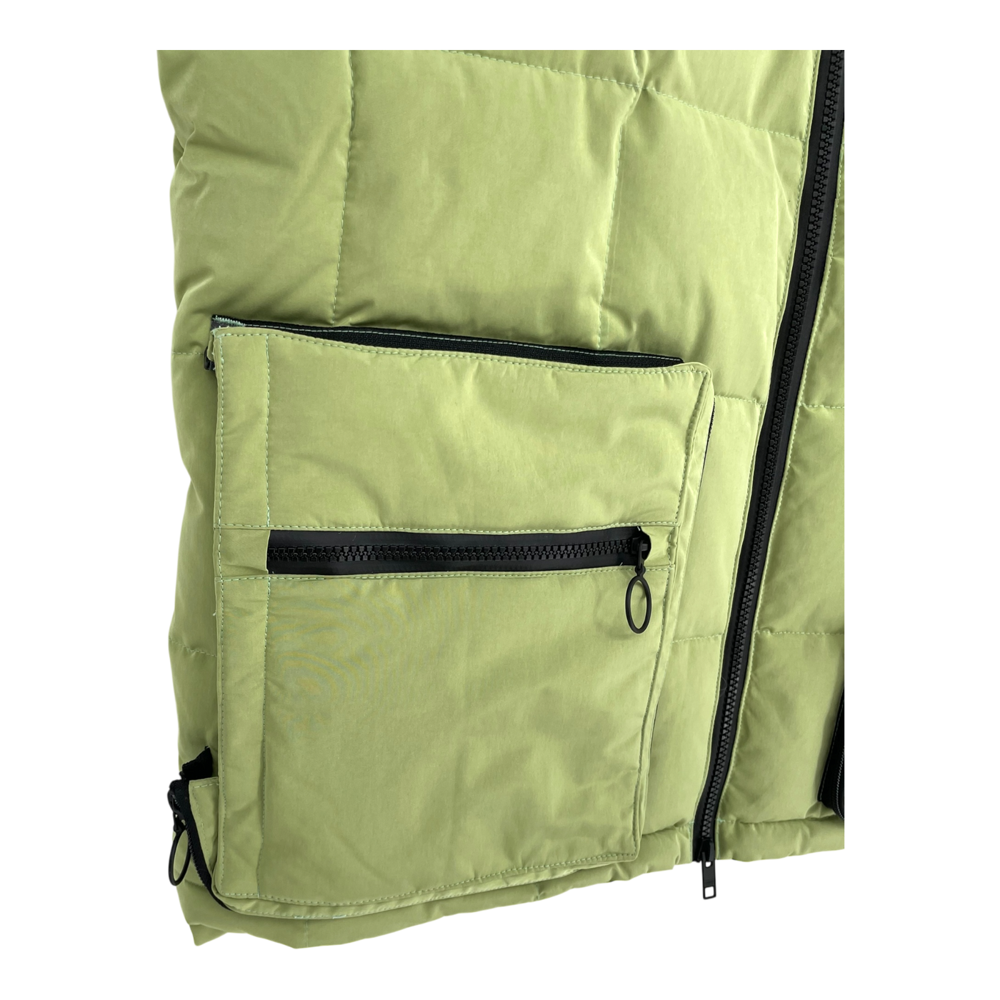 Embassy of Bricks and Logs warwick puffer vest, green | unisex L