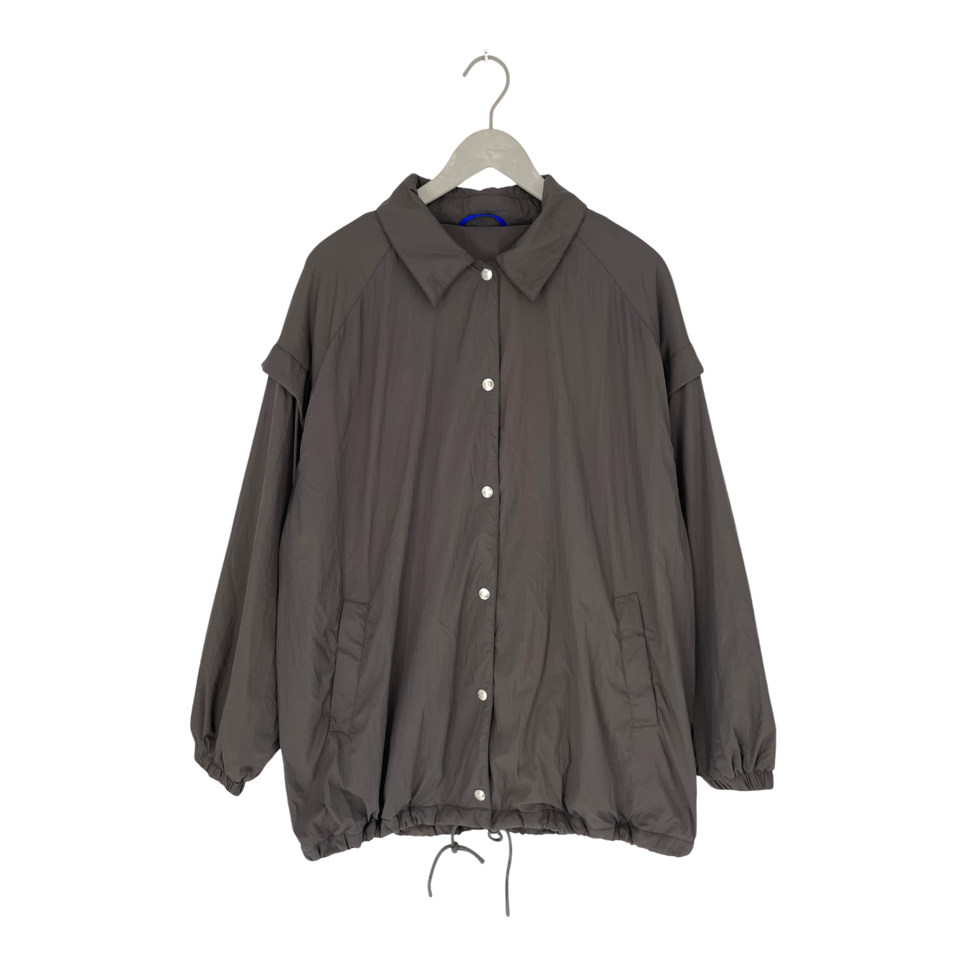 Embassy of Bricks and Logs lucca coach jacket, dark grey | unisex S