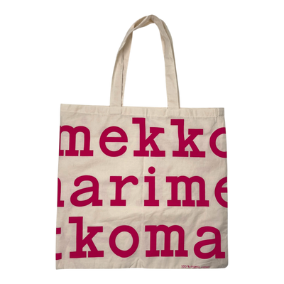 Marimekko logo bag, pink