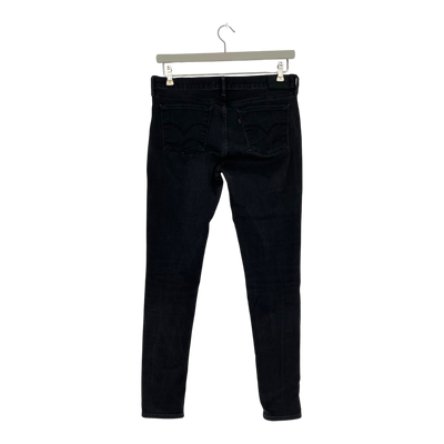 Levi's 710 super skinny jeans, black | woman W31