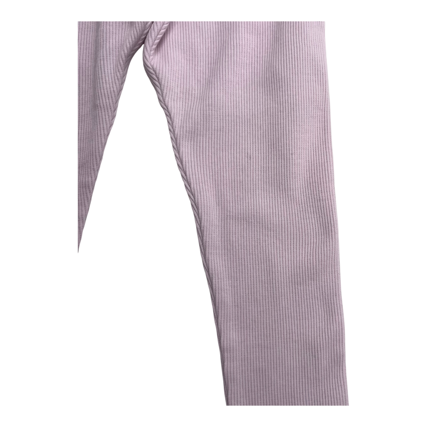 Gugguu rib leggings, misty rose | 92cm