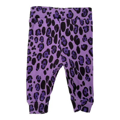 Mini Rodini leggings, purple leopard | 56cm
