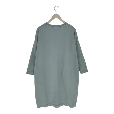 Papu giant split dress, light turquoise | woman M