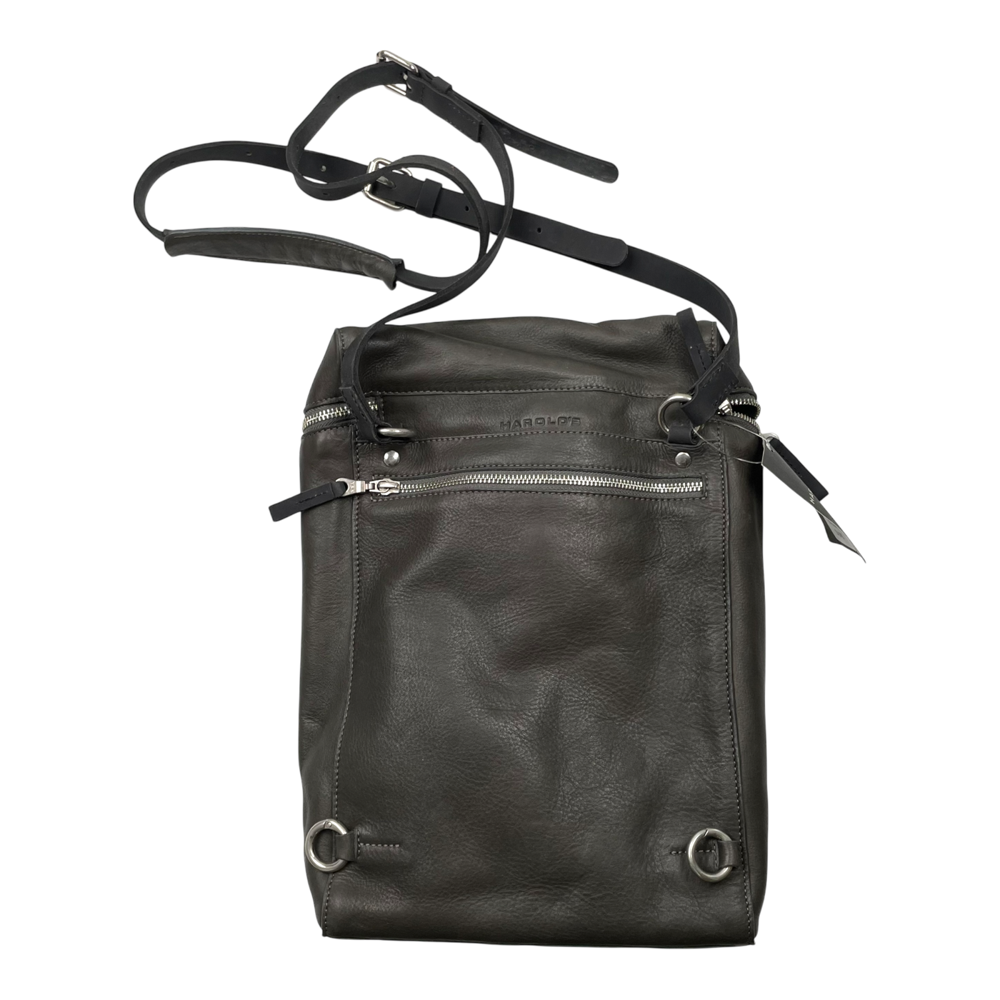 Harold's Bags box backpack, taupe