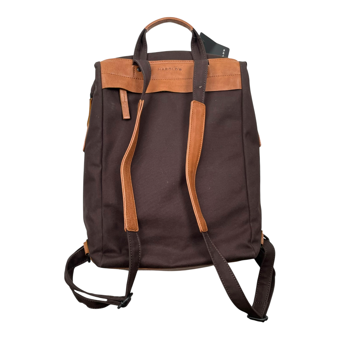 Harold's Bags wax backpack, brown/cognac