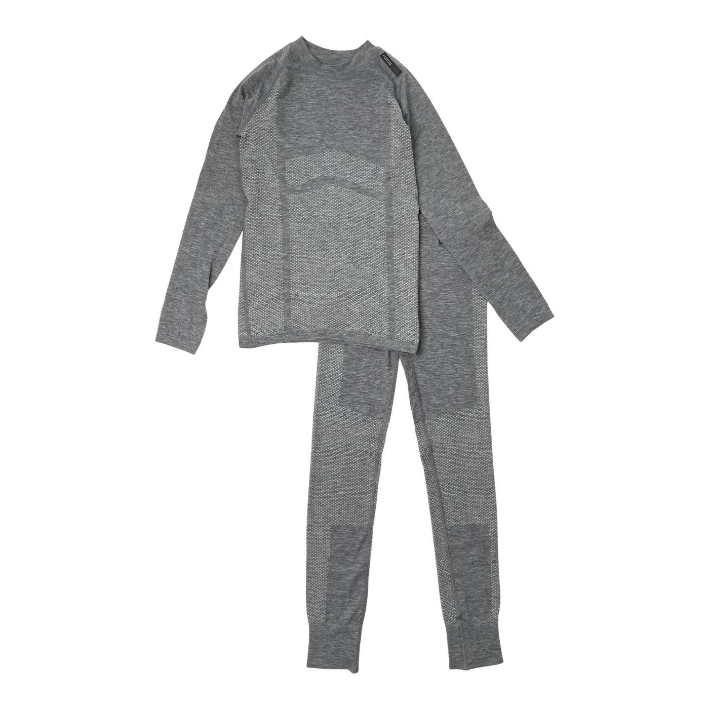Reima meltaus wool mix baselayer set, grey | 150cm