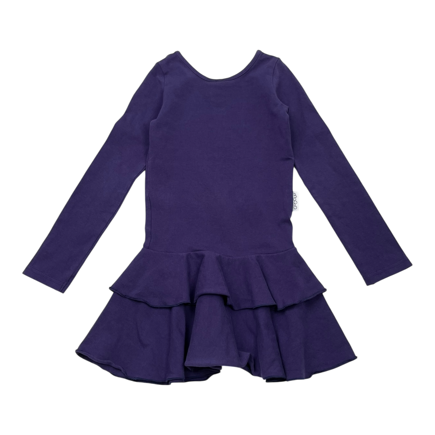 Gugguu frilla dress, purple | 74cm