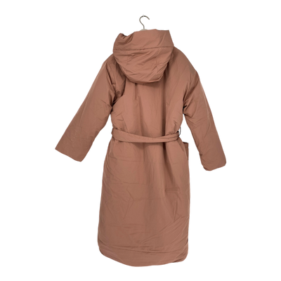 Embassy of Bricks and Logs flin flon puffer coat, salmon pink | woman S