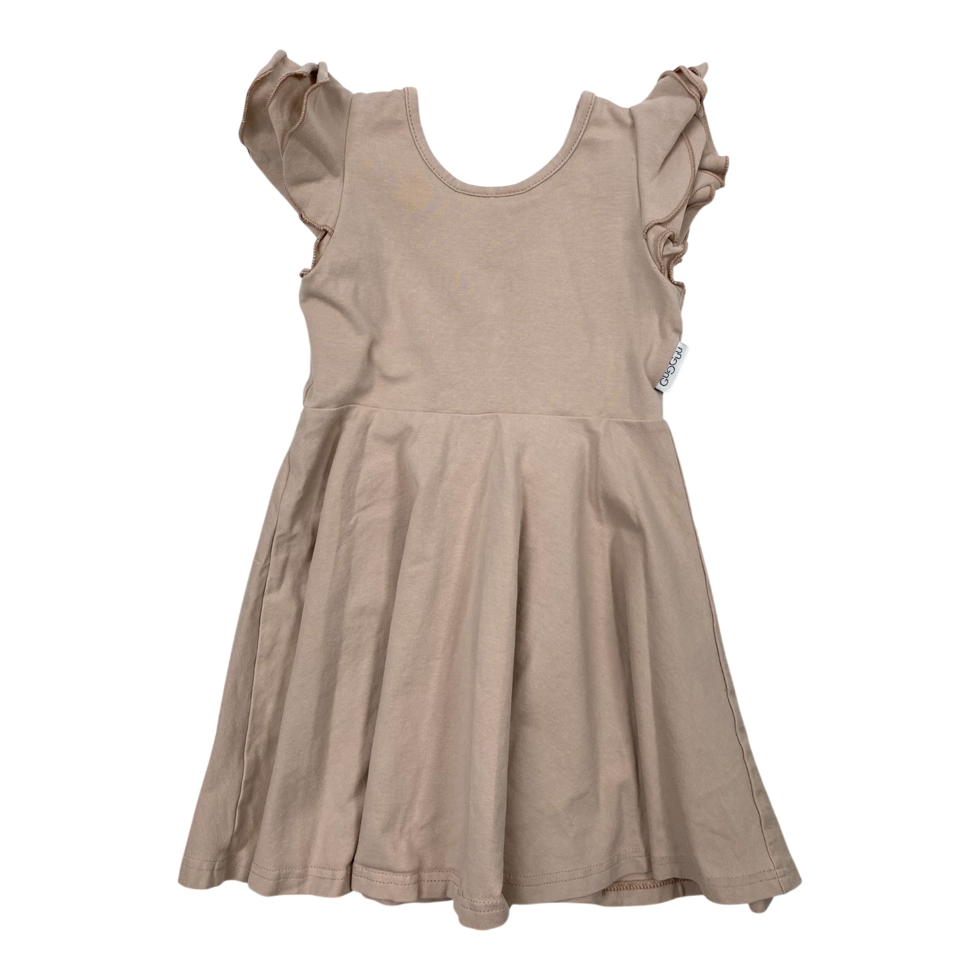 Gugguu sleeveless frill dress, light rose | 92cm