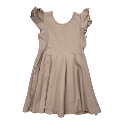 Gugguu sleeveless frill dress, light rose | 92cm