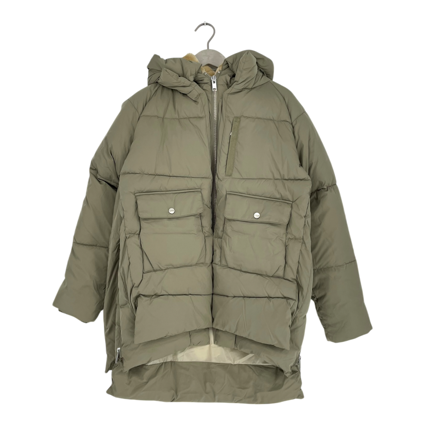 Embassy of Bricks and Logs Lyndon puffer jacket, pale olive | woman S