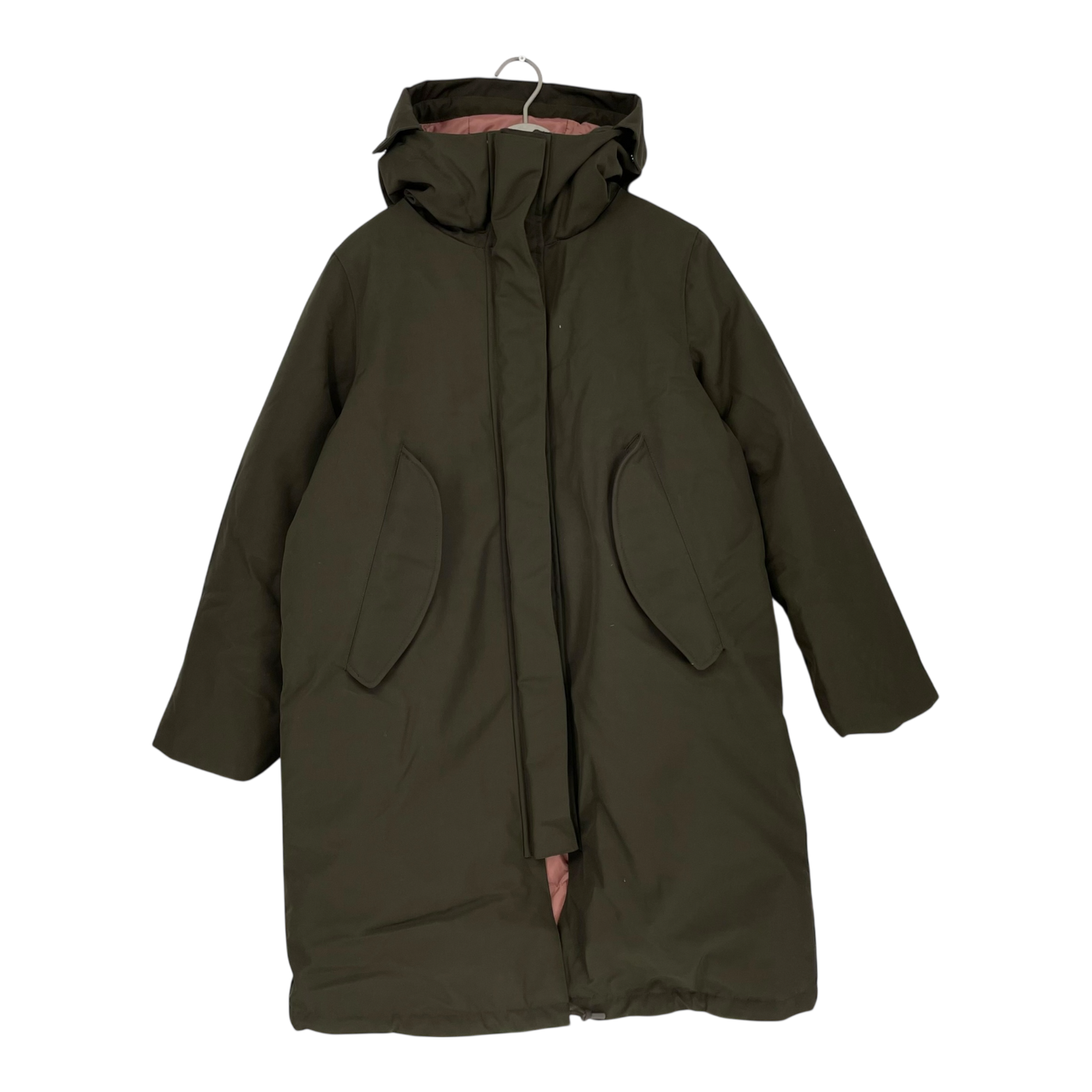 Embassy of Bricks and Logs albury coat, black olive | woman S