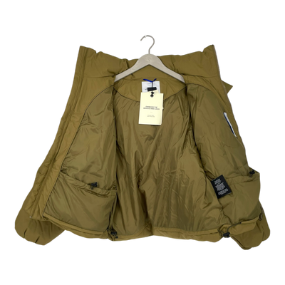 Embassy of Bricks and Logs ely puffer jacket, golden leaf | unisex S