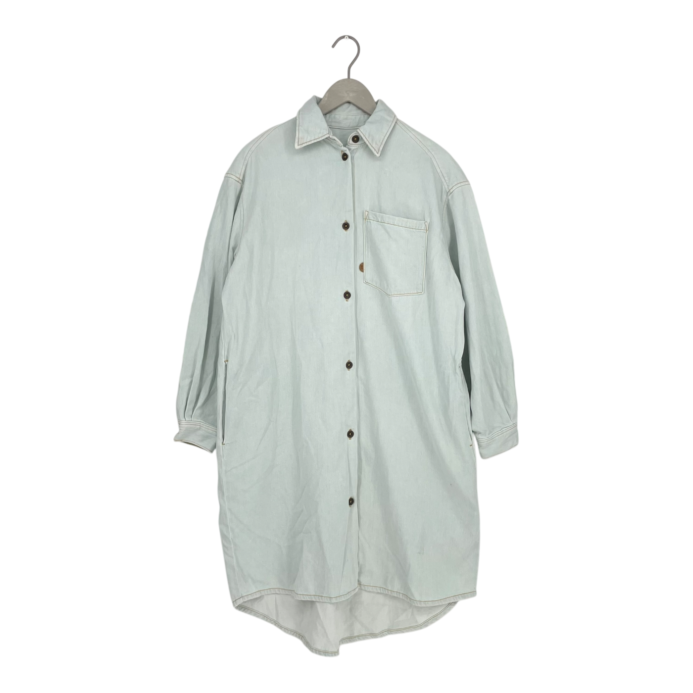 Mud Jeans ella denim dress, light denim | woman M