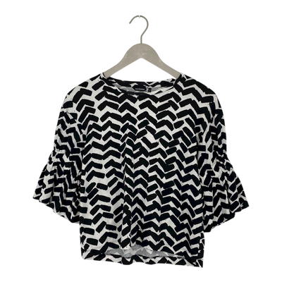 Marimekko lyhenne shirt, iso sahalaitaraita | woman XS