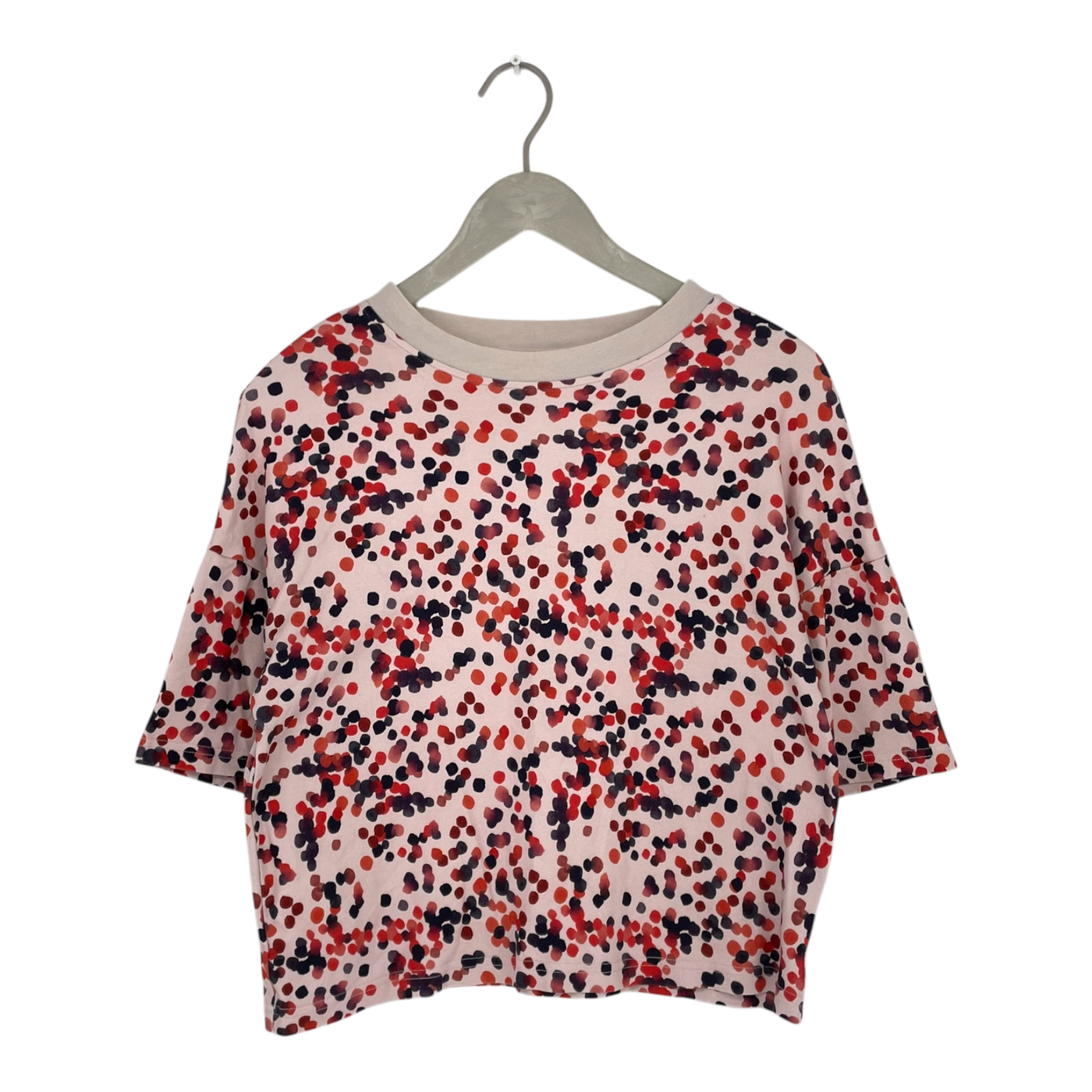 Riva clothing cropped t-shirt, dots | woman S