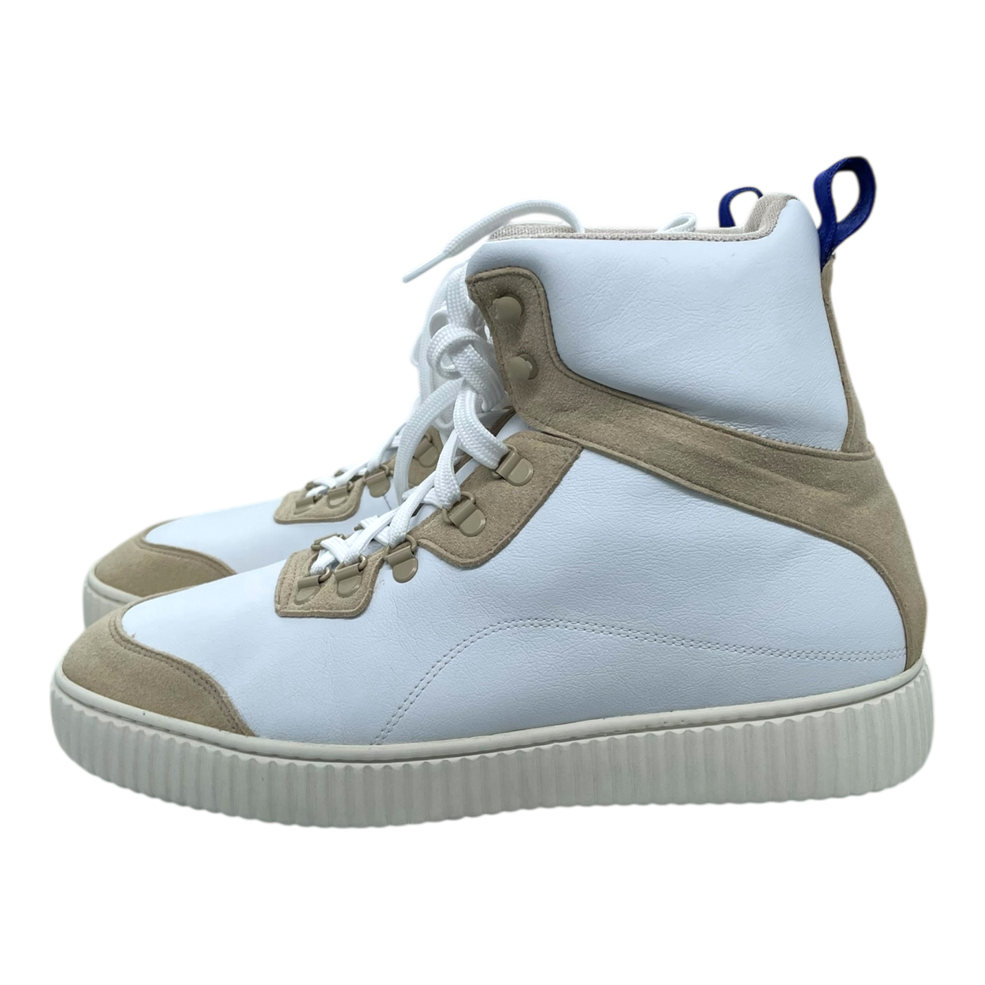 Embassy of Bricks and Logs leicester hiker solid boot, white/sand | 43